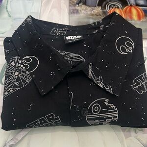 Star Wars button down dress shirt